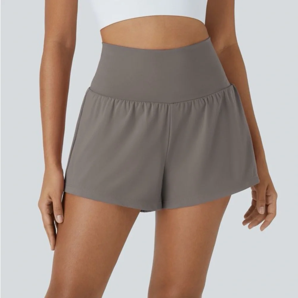 Halara SoftlyZero Airy Super High Waist Cool Touch Yoga Shorts